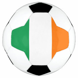 Bola de Futebol Patriótica com Bandeira da Irland