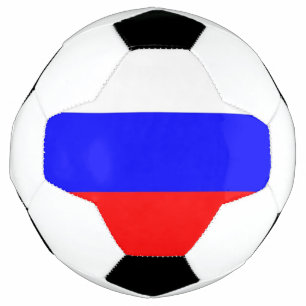 Bola de Futebol Patriótica com Bandeira da Rússi