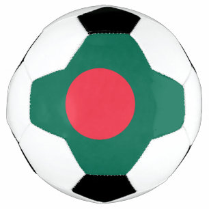 Bola de Futebol Patriótica com Bandeira de Banglad