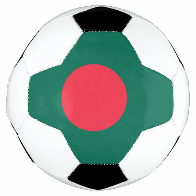 Bola de Futebol Patriótica com Bandeira de Banglad (Frente)