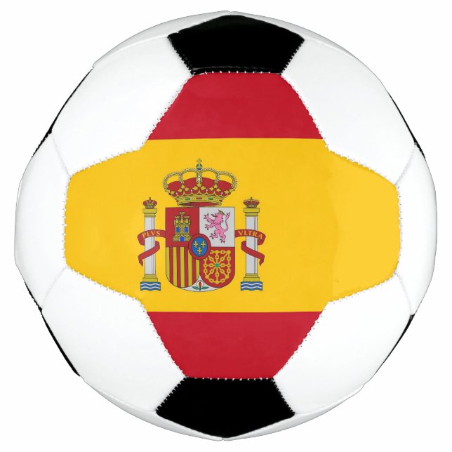 Bola de Futebol Patriótica com Bandeira de Espanha (Frente)