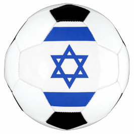Bola de Futebol Patriótica com Bandeira de Israel