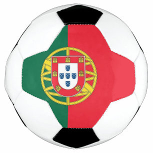 Bola de Futebol Patriótica com Bandeira de Portuga