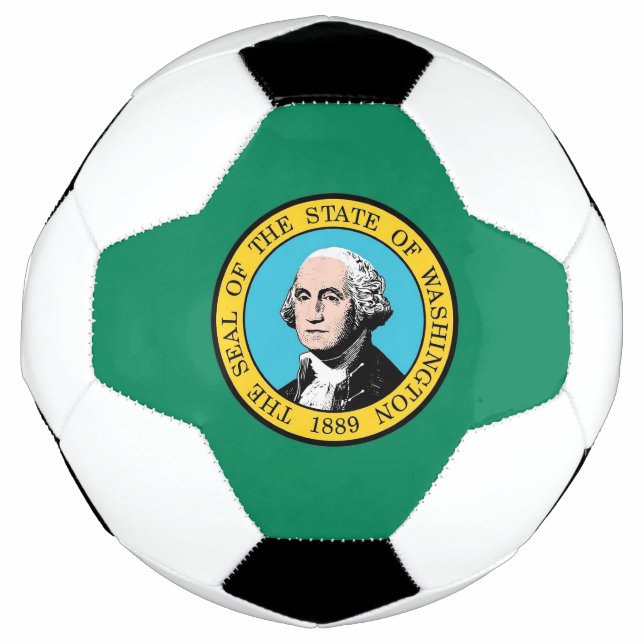 Bola de Futebol Patriótica com Bandeira do Estado  (Frente)