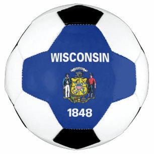 Bola de Futebol Patriótica com Bandeira do Estado 