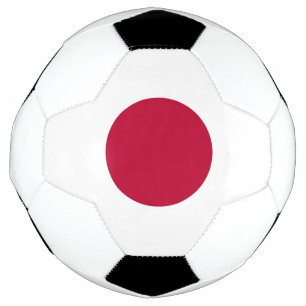 Bola de Futebol Patriótica com Bandeira do Japão