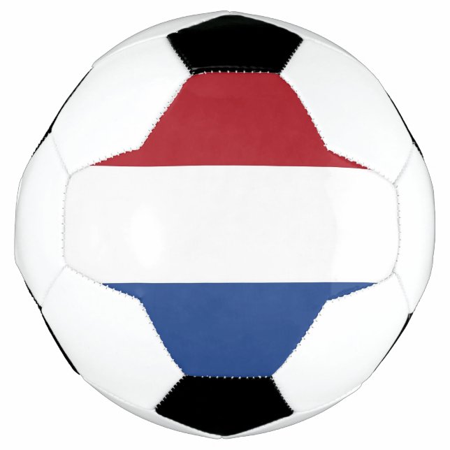 Bola de Futebol Patriótica com Bandeira Holandesa (Frente)