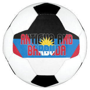 Bola De Futebol Patriótica de Bandeira de Antígua e Barbuda 
