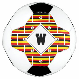 Bola de futebol Patriótica UGANDA FLAG Monograma