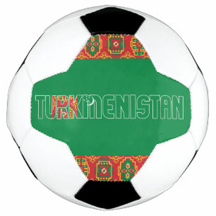 Bola De Futebol Patriótico Adorável da Bandeira do Turquemenistão