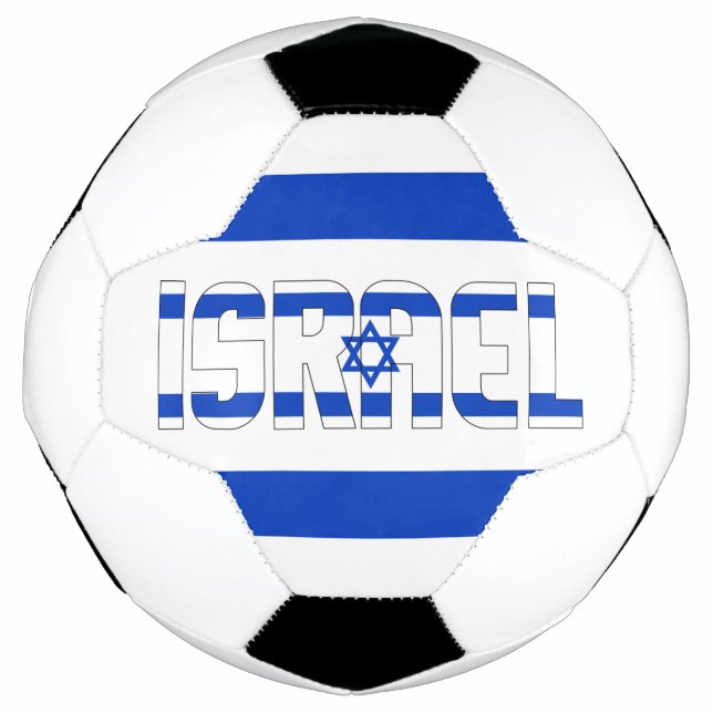 Bola De Futebol Patriótico Adorável do Sinalizador Israel (Frente)