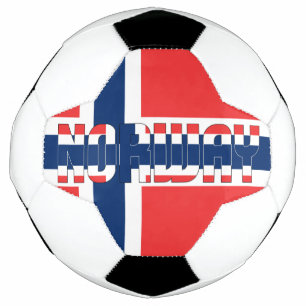 Bola De Futebol Patriótico da Cruz Escandinava da Noruega