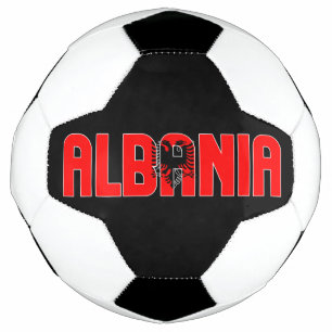 Bola De Futebol Patriótico de Bandeira da Albânia