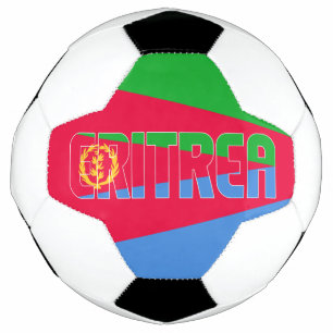 Bola De Futebol Patriótico de Bandeira da Eritreia 