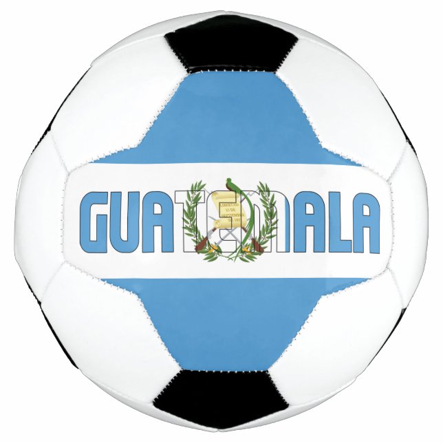 Bola De Futebol Patriótico de Bandeira da Guatemala  (Frente)