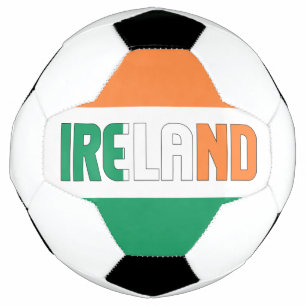 Bola De Futebol Patriótico de Bandeira da Irlanda