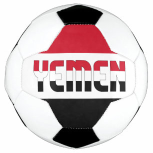 Bola De Futebol Patriótico de Bandeira do Iêmen