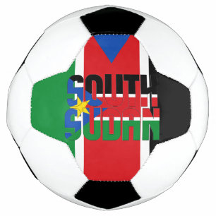 Bola De Futebol Patriótico de Bandeira do Sudão do Sul