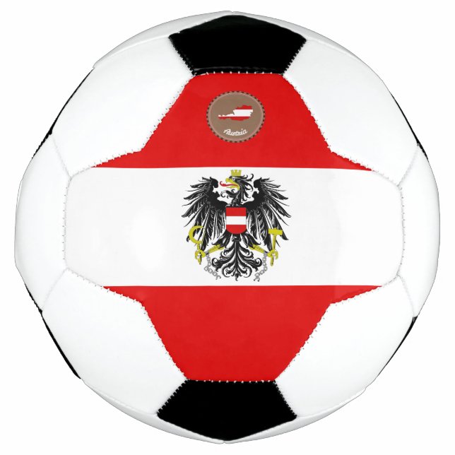 Bola De Futebol pavilhão austríaco (Frente)