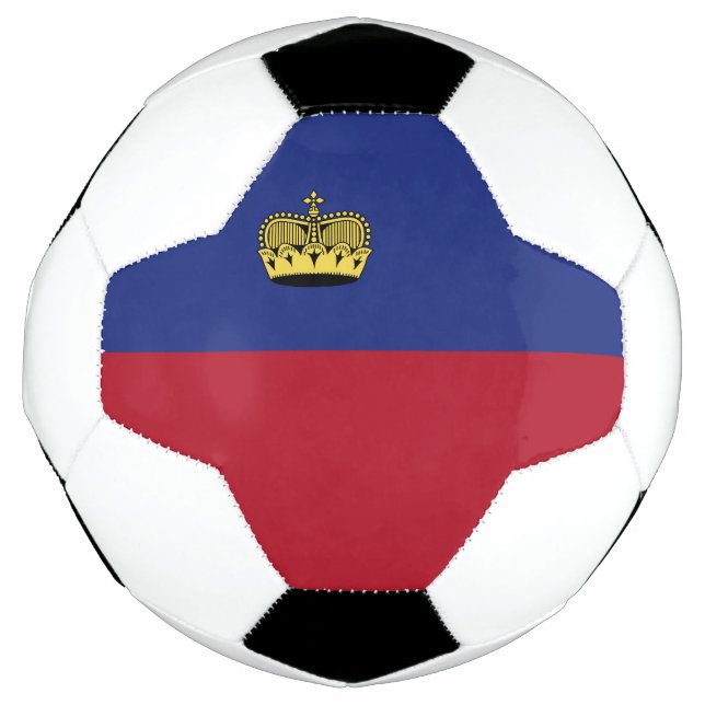 Bola De Futebol pavilhão do Liechtenstein (Frente)