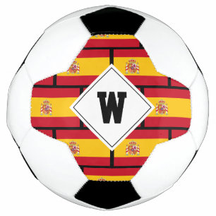 Bola De Futebol PAVILHÃO DO Monograma de ESPANHA