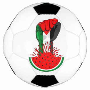 Bola De Futebol Pé de resistência da Palestina em Watermelon