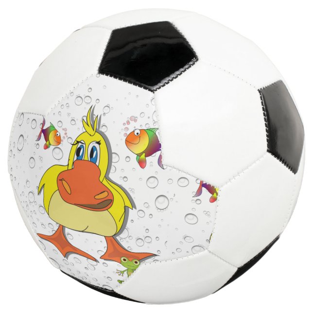 Bola De Futebol Peixe-Pato-de-Obra (Três quartos)