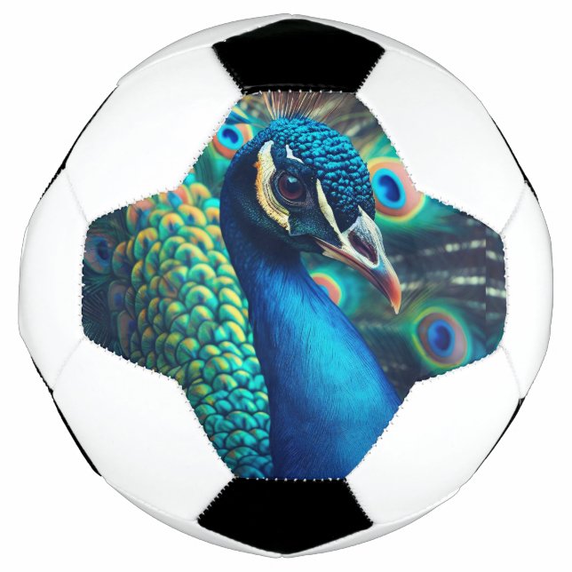 Bola De Futebol Perfil Peacock (Frente)