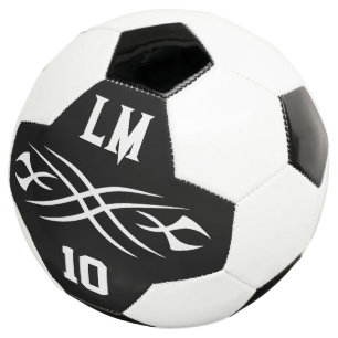 Bola de futebol personalizada com design de tatuag