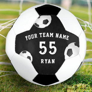Bola de Futebol Personalizada com Nome e Número da