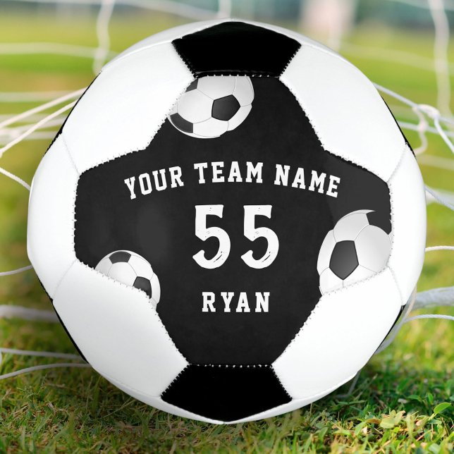 Bola de Futebol Personalizada com Nome e Número da (Criador carregado)