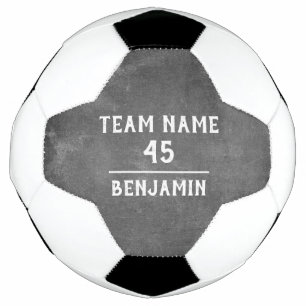 Bola de Futebol Personalizada com Número de Nome d