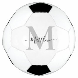 Bola De Futebol Personalizar Nome Inicial do Monograma