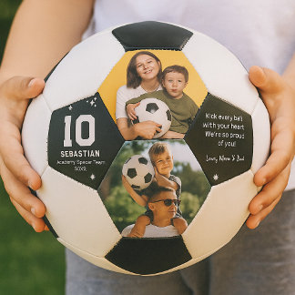 Bola De Futebol Personalized Kids Soccer Photo and Custom Message