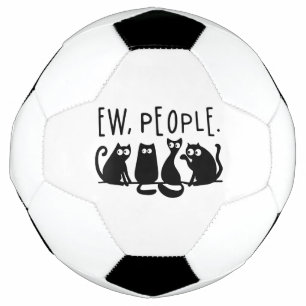 Bola De Futebol Pessoas Nojentas Gatos Pretos Engraçadinhos