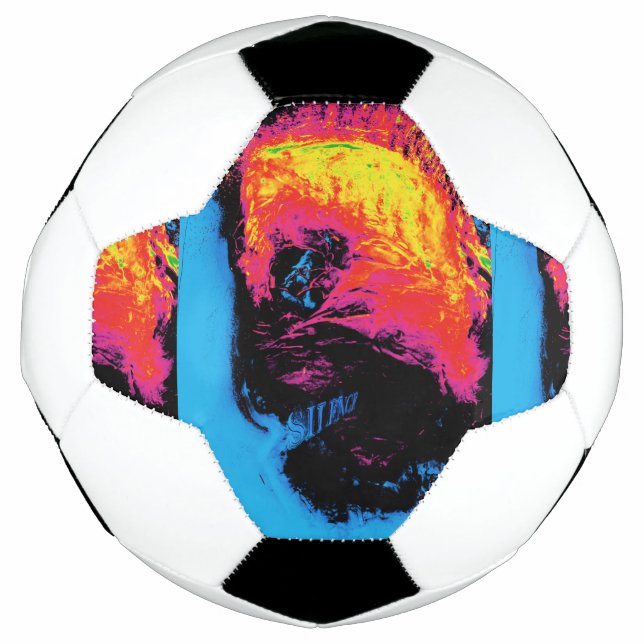 Bola De Futebol pimenta e plástico silenciado (Frente)