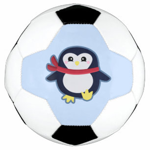 Bola De Futebol Pinguim Kawaii