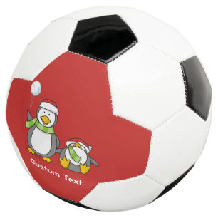 Bola De Futebol Pinguins de neve de Natal