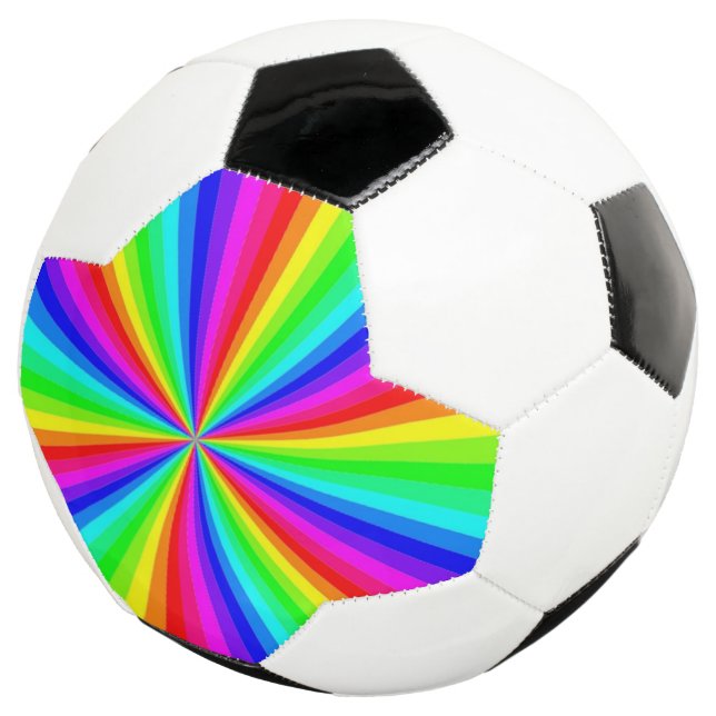 BOLA DE FUTEBOL PINWHEEL RAINBOW (Três quartos)