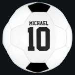 Bola De Futebol Player Personalizado<br><div class="desc">bola pessoal personalizada de jogador - personalize com nome e idade ou número de camisa</div>