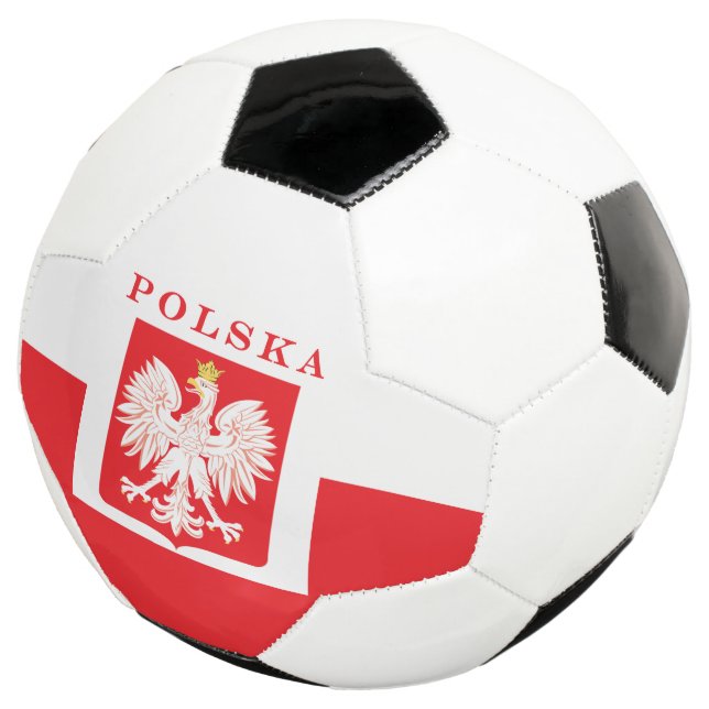 Bola De Futebol Polska Eagle Red Shield (Três quartos)