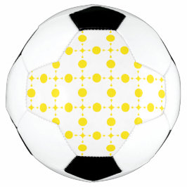 Bola De Futebol Pontos Amarelos Polca, Padrão de Pontos Polca, Pon