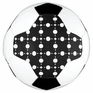 Bola De Futebol Pontos Polka Brancos, Padrão de Pontos Polka, Pont