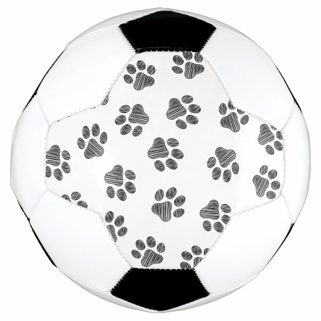 Bola De Futebol Porcas, Patas-Cachorros, Patas-Pretas (Frente)