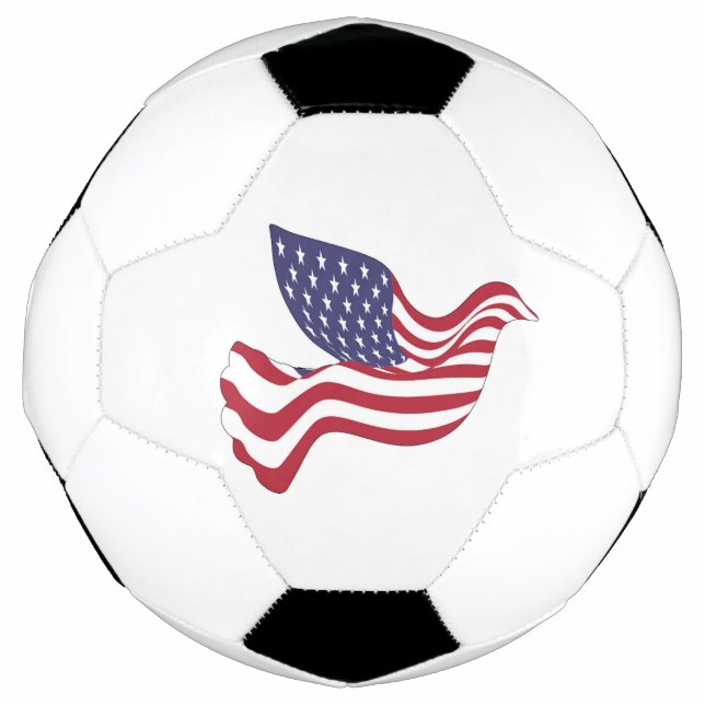BOLA DE FUTEBOL PORTA DE PAZ AMERICANA (Frente)