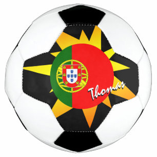 Bola De Futebol Portugal Futebol e Bandeira Portuguesa / BANG