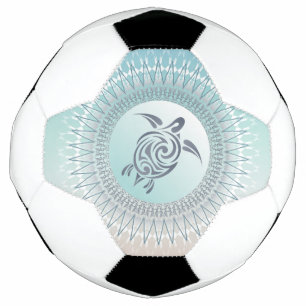 Bola De Futebol Praia Estilo Tartaruga e Mandala
