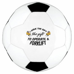 Bola De Futebol Presente de empilhadeira