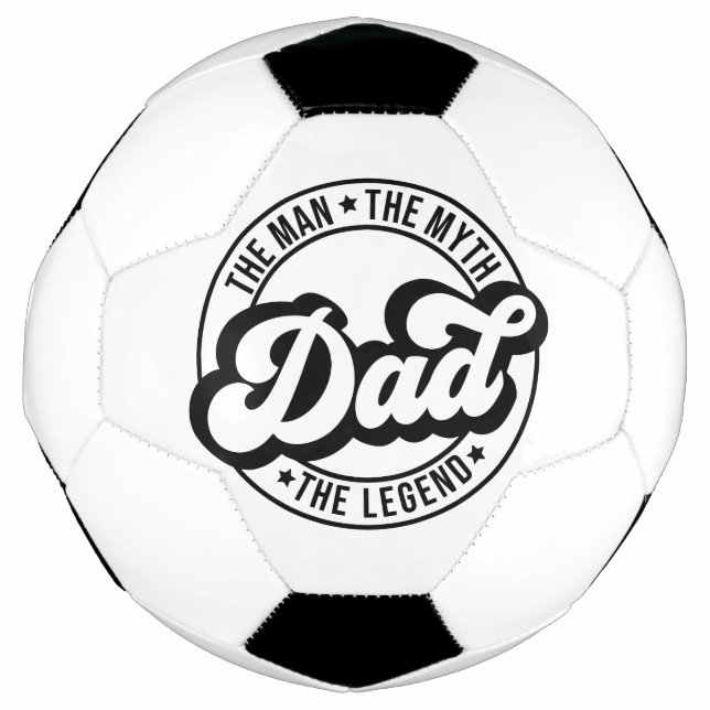 Bola De Futebol Presente do Dia dos Pais. Presente de aniversário  (Frente)