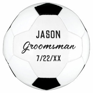 Bola De Futebol Presente para Padrinhos com Texto Personalizado Fa